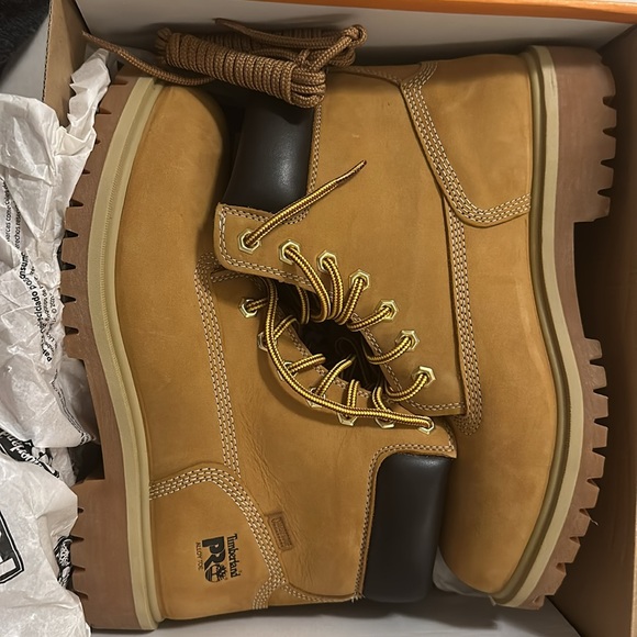 Timberland PRO Women 6 Inch Icon Toe Composite Plate Waterproof Work Boots- New - Picture 3 of 5